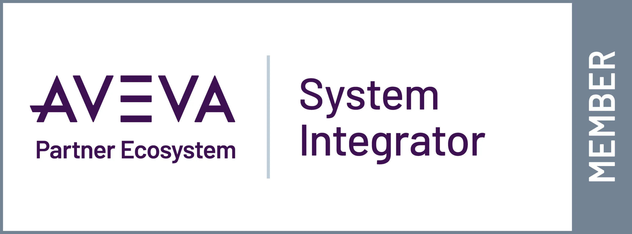 AVEVA Partner Badge System Integrator Member RGB